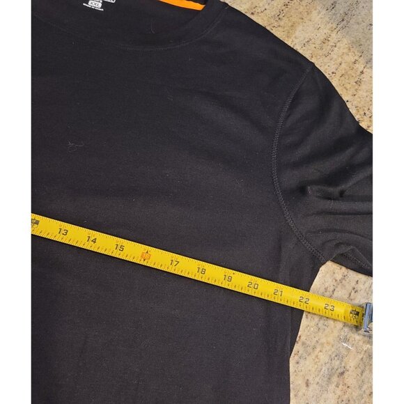 Omni-Wool Mens Black Long Sleeve Crew Neck Wool Blend Pullover Top Size XXL - Picture 3 of 11